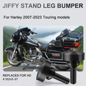 Tampon caoutchouc de béquille latérale (jiffy stand) pour Harley-Davidson Touring 2007-2023 – photo 2/6