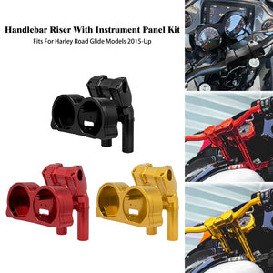 Risers avec support de compteurs pour Harley Road Glide - vue 1