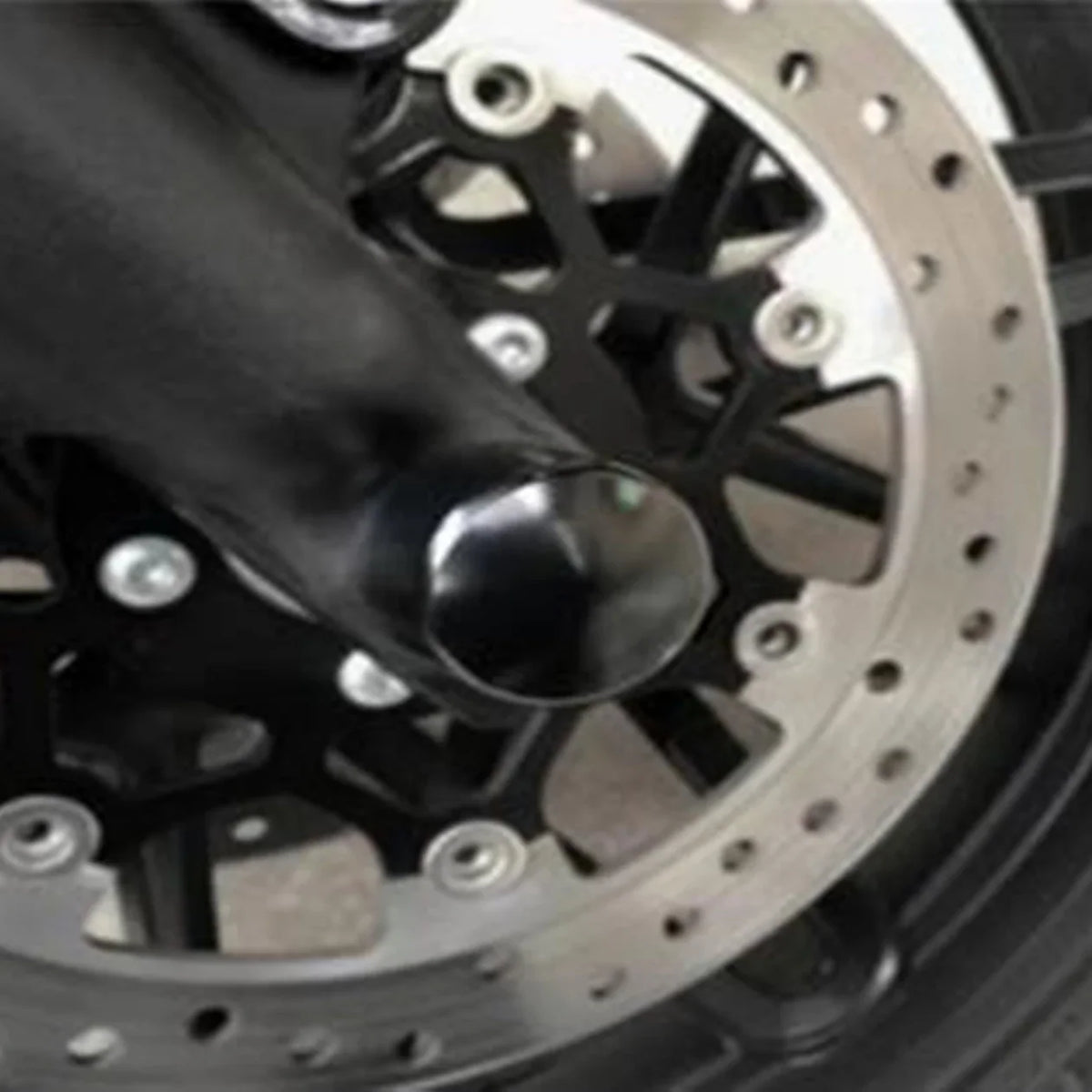 Caches d'écrou d'axe avant 43 mm pour Harley Sportster Dyna Softail - vue 5