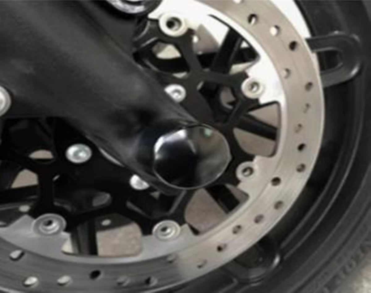 Caches d'écrou d'axe avant 43 mm pour Harley Sportster Dyna Softail - vue 5