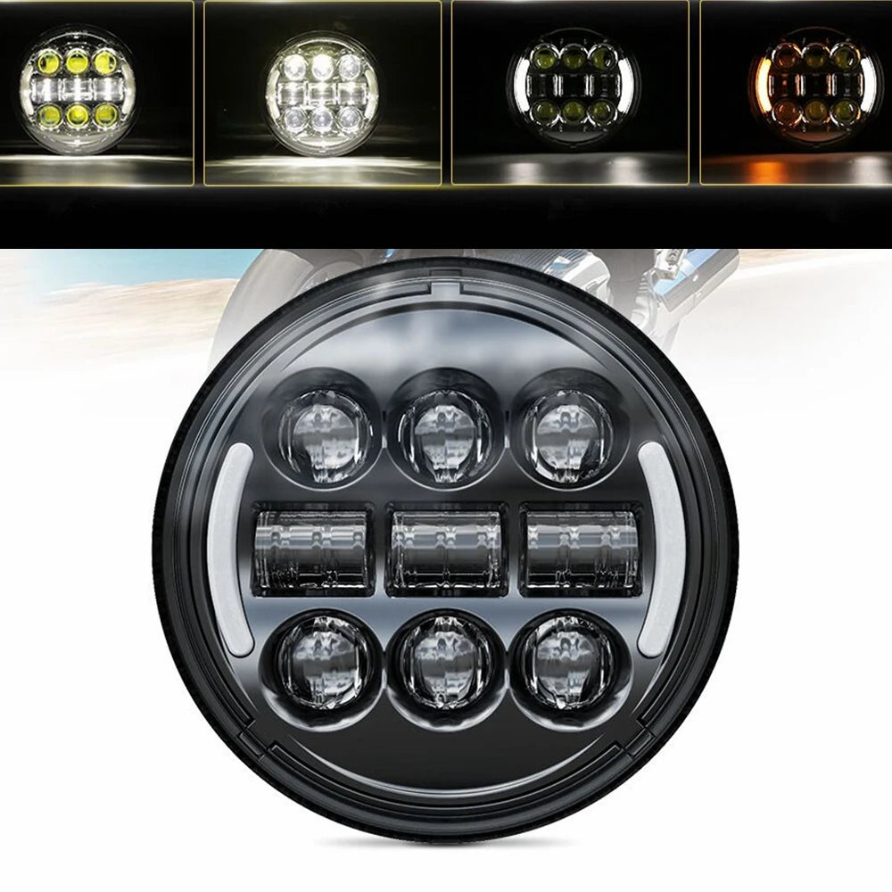 Phare LED 5,75 pouces pour Harley Sportster - vue 14