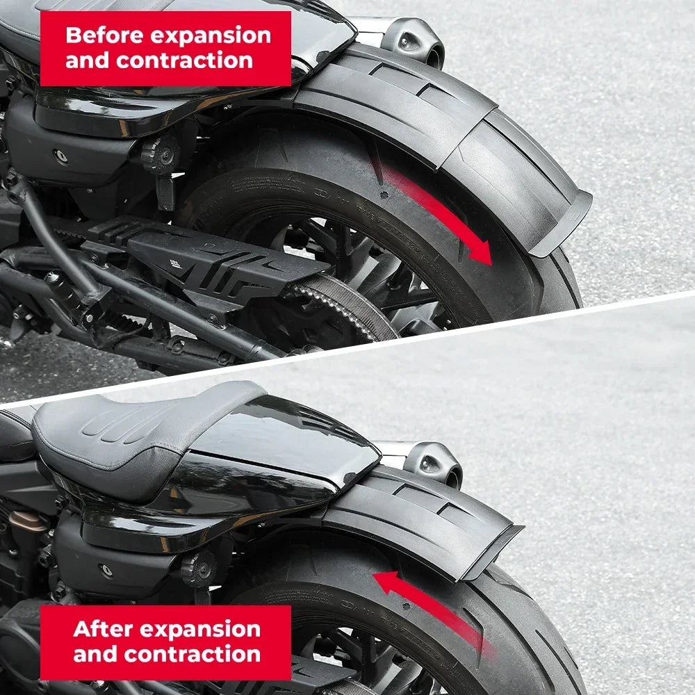 Garde-boue arrière noir pour Harley-Davidson Sportster S - vue 3