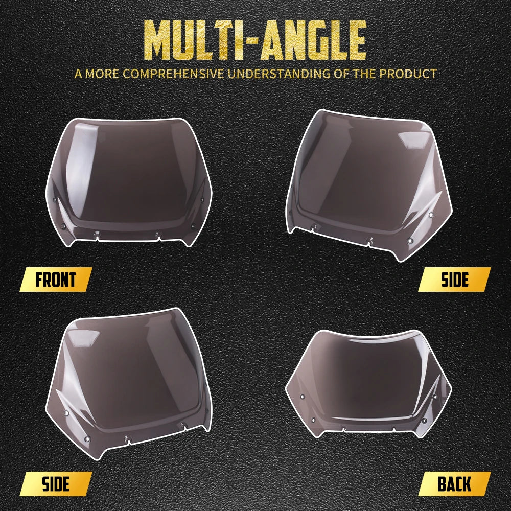 Pare-Brise Haut 12'' Anti-Vent en Polycarbonate - Harley Touring Road Glide 2024 et plus, CVO Road Glide FLTRXSE – photo 3/8