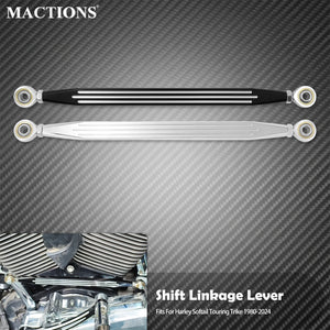Biellette de sélecteur de vitesse en aluminium pour Harley-Davidson Softail, Touring, Trike 1980-2024 – photo 1/8