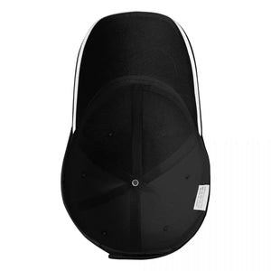 Casquette baseball noire motif tête de mort - vue de face - vue 5