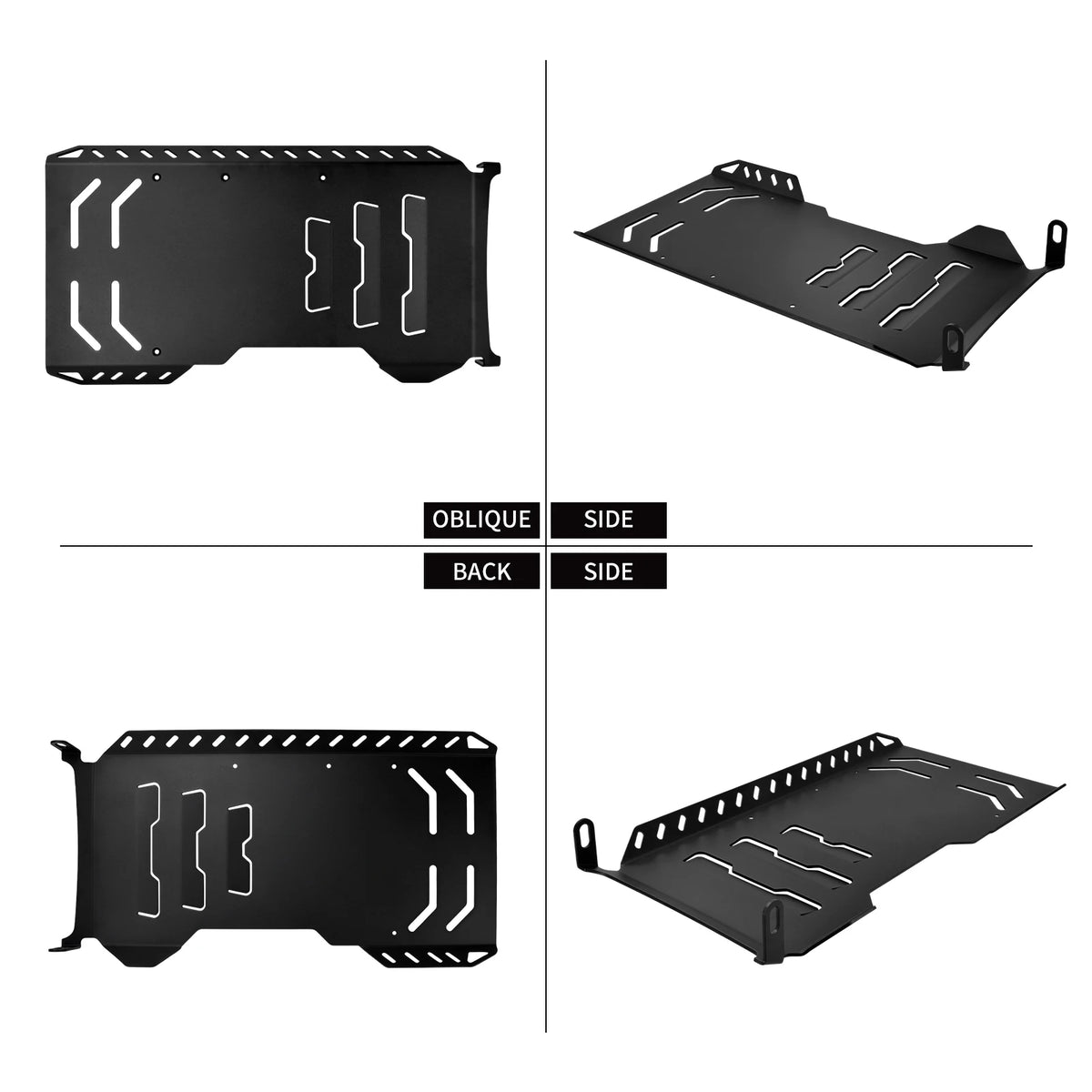 Sabot de protection moteur (skid plate) en aluminium pour Harley-Davidson Softail Breakout, Fat Boy, Fat Bob, Slim 2018-2026 – photo 4/6