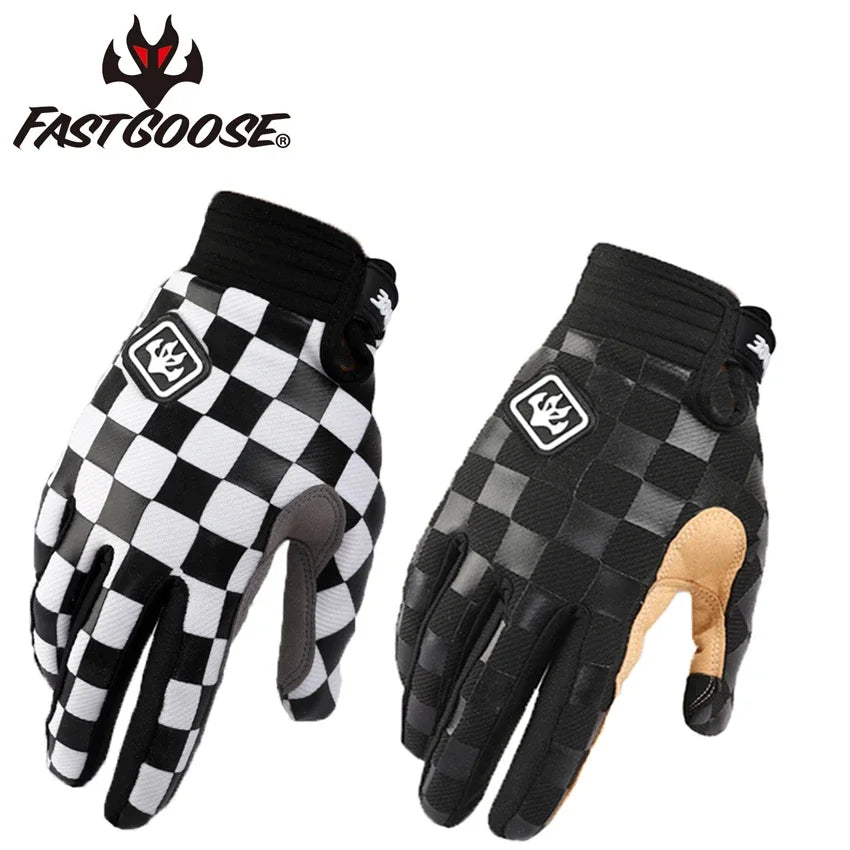 Gants moto été doigts longs - vue - vue 3