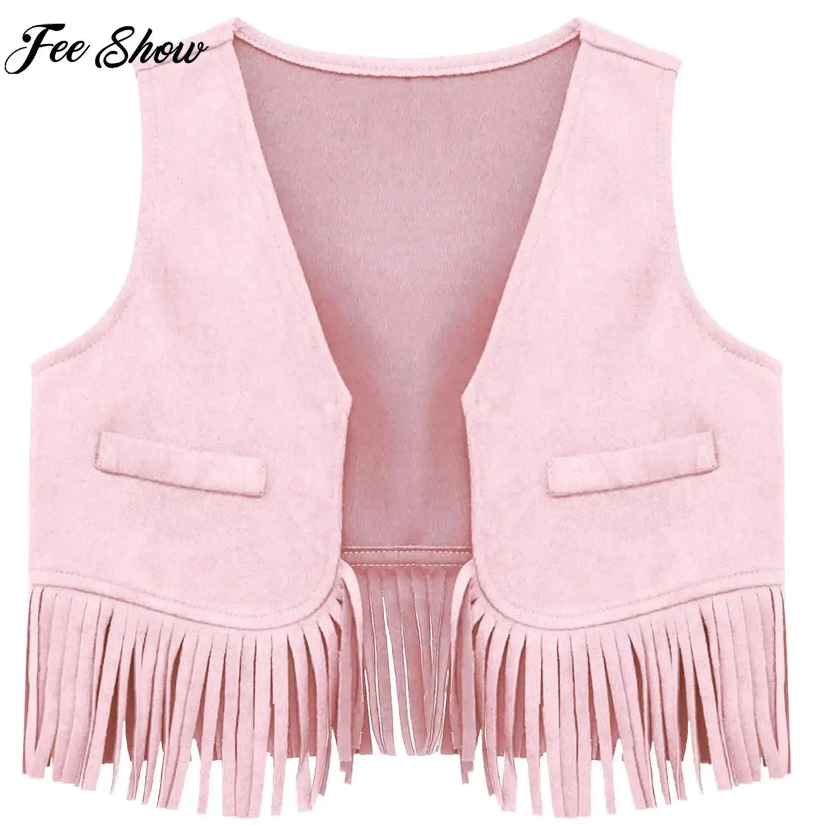 Gilet cowboy enfant à franges - vue 1