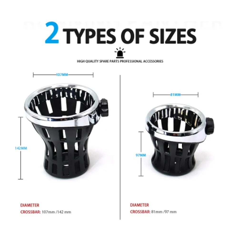 Porte-Gobelet de Guidon Universel pour Harley Dyna, Softail, Touring – photo 4/20