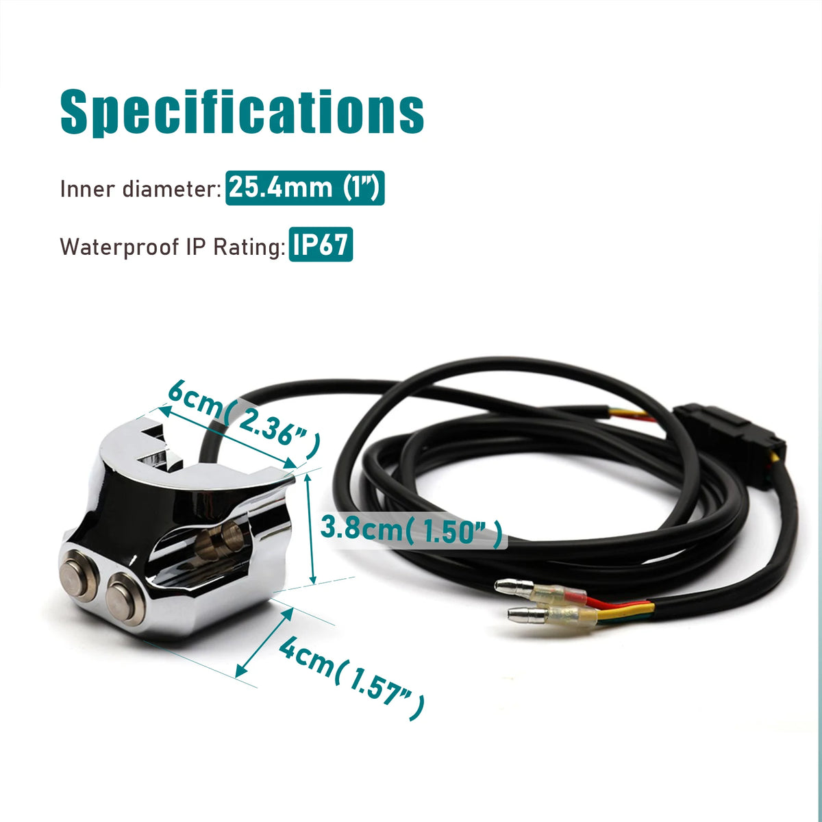 Kit Commutateur de Suspension Pneumatique pour Guidon 1" - Harley-Davidson Dyna, V-Rod, Sportster (Systèmes AERO) – photo 6/7