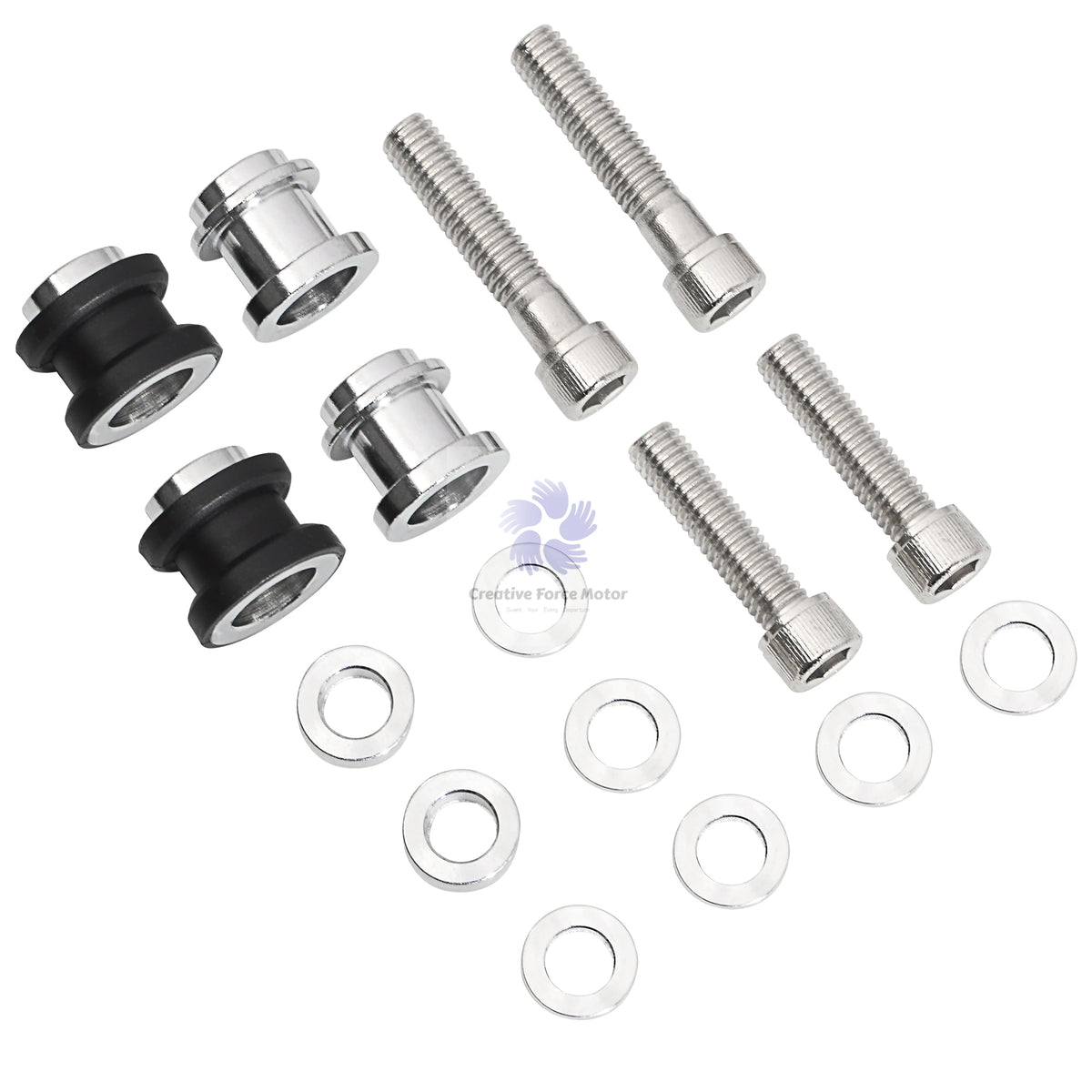 Kit de fixation en aluminium monté sur le sissy bar d'une Harley-Davidson Softail - vue 3