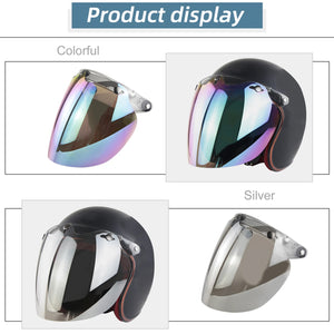 Visière Bulle Anti-UV Anti-Buée pour Casque Jet - Fixation 3 Boutons - vue 6