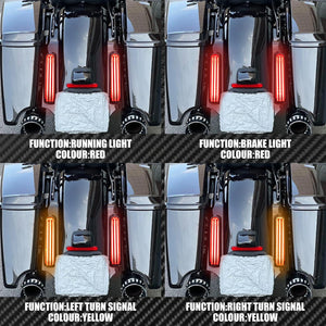 Extension de Garde-boue Arrière avec Feux LED Tri-fonction - Harley-Davidson Touring 2014 et + – photo 6/9