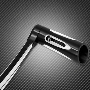 Levier de sélecteur talon-pointe CNC noir avec pontets pour Harley-Davidson Softail (1986-2017), Touring (1988 et +) et Trike (2008 et +) – photo 3/7