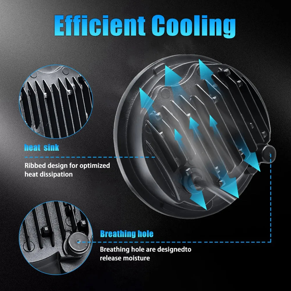 Phare LED 5,75 pouces pour Harley Sportster Dyna - vue 4