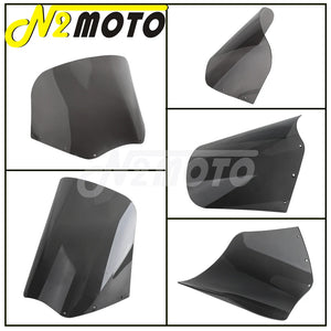 Pare-brise de carénage phare noir pour Harley Dyna - vue 6