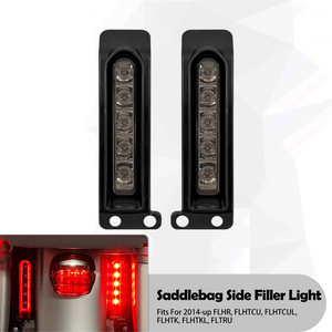 Feux LED de remplissage sacoche et garde-boue, veilleuse, stop et clignotant, Harley Touring Ultra Limited 2014-2022 - vue 7
