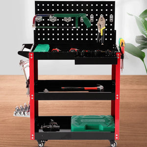 Chariot d'atelier mobile 3 niveaux pour outils de réparation – photo 6/10