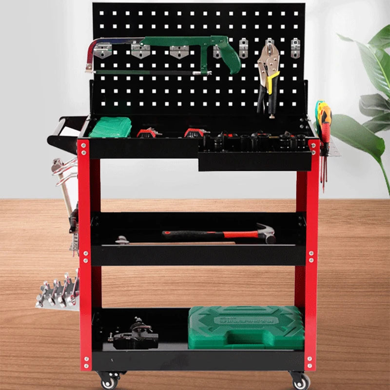 Chariot d'atelier mobile 3 niveaux pour outils de réparation – photo 6/10