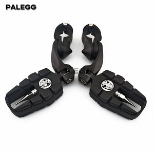 Repose-pieds highway courts et réglables 1.25 pouce pour Harley-Davidson Touring, Road King, Road Glide, Electra Glide, Street Glide, Sportster, Softail – photo 7/7