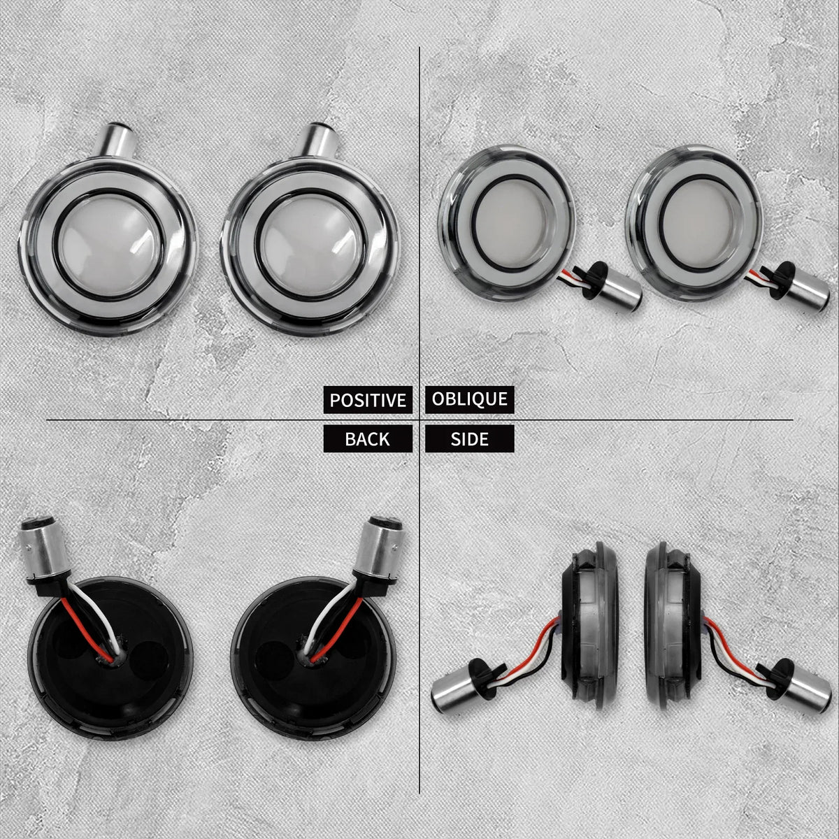 Clignotants LED Type Bullet Connecteur 1157 - Harley-Davidson Touring, Sportster, Softail, Dyna – photo 4/9