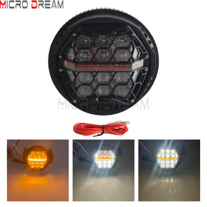 Phare LED 5,75 pouces pour Harley Dyna Softail Sportster - vue 8