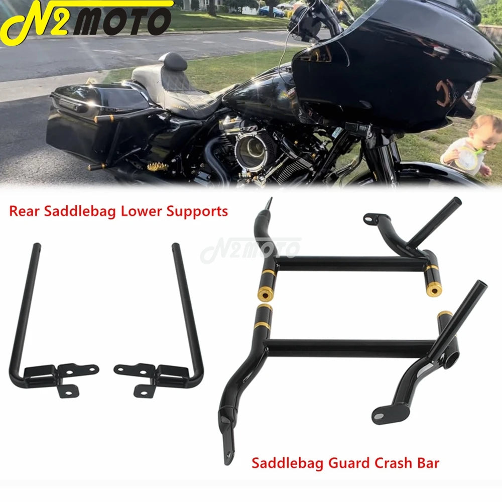 Pare-Sacoches Arrière Style Boucle pour Harley Touring 2014-2025 - vue 4