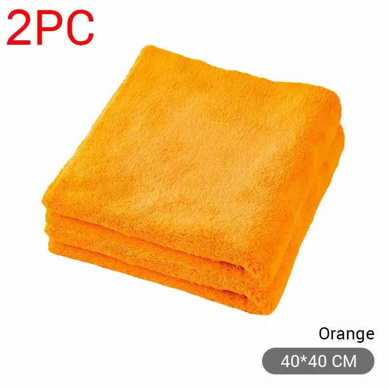 Serviettes Microfibre Épaisses 40x40cm - Lavage et Séchage Auto/Moto – photo 10/12