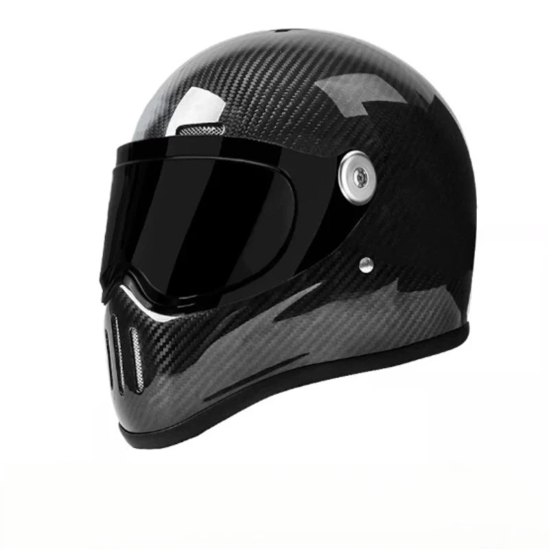 Casque moto intégral en fibre de carbone - vue de profil - vue 12