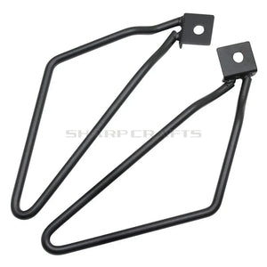 Supports de Sacoches Cavalières en Acier Inoxydable pour Harley Sportster/Dyna/Softail - vue 6