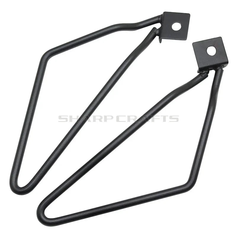 Supports de Sacoches Cavalières en Acier Inoxydable pour Harley Sportster/Dyna/Softail - vue 6