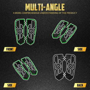 Marchepieds pilote (floorboards) avant - Harley Touring, Softail, Dyna, Road King, Street Glide FLD – photo 2/12