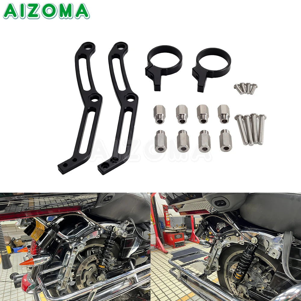 Amortisseur arrière pour Harley-Davidson Touring (2014 et modèles ultérieurs), amortisseurs Ohlins HD 044 et Legends Revo – photo 15/16