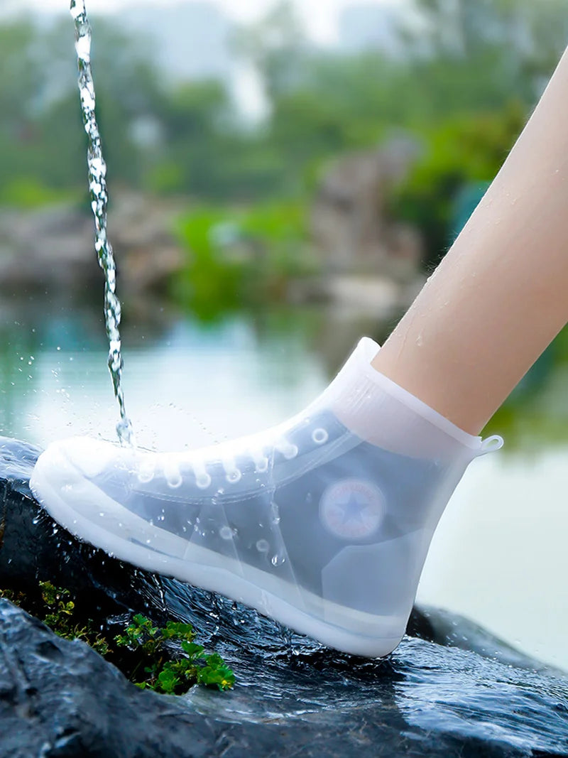 Couvre-chaussures imperméables en silicone montants - vue 2