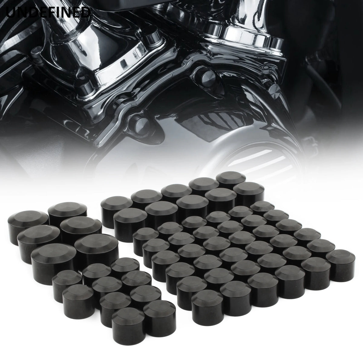 Caches de vis moteur pour Harley Touring et Softail - vue 3