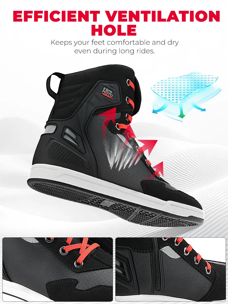 Chaussures moto avec protège-cheville - vue 3