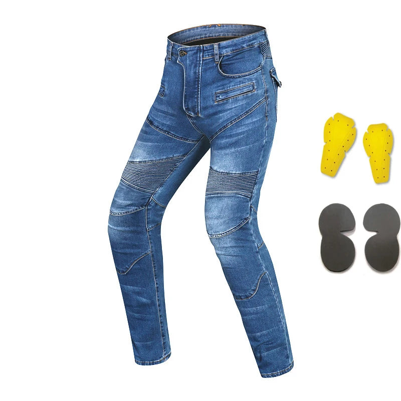 Pantalon moto homme anti-chute façon jean - vue 13