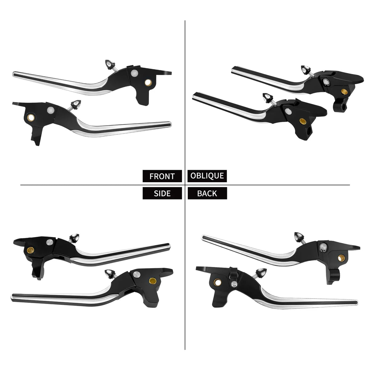 Leviers de Frein et Embrayage Réglables CNC - Harley-Davidson Touring 2017-2020 – photo 2/6