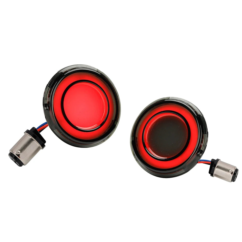 Inserts de clignotants LED à halo pour Harley Touring Softail Dyna - vue 9
