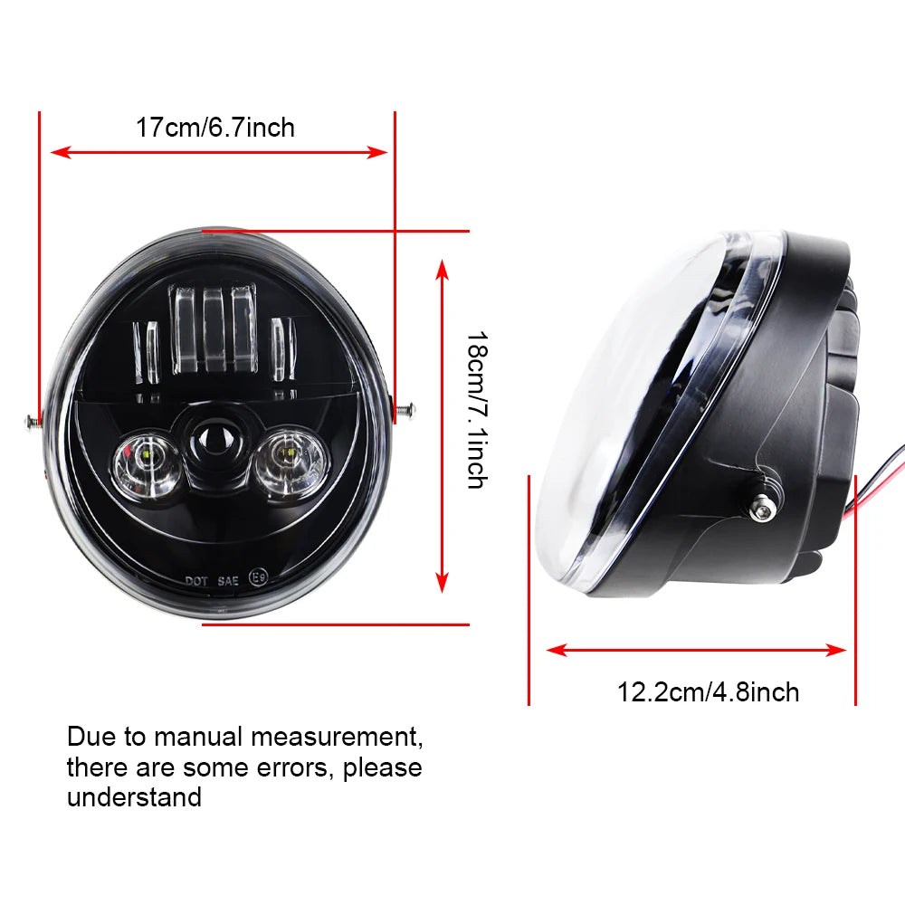 Phare LED pour Harley V-Rod VRSC - vue 6