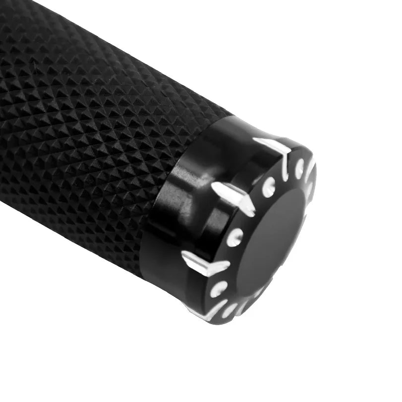 Poignées de guidon aluminium pour Harley Sportster Dyna Softail Touring - vue 3