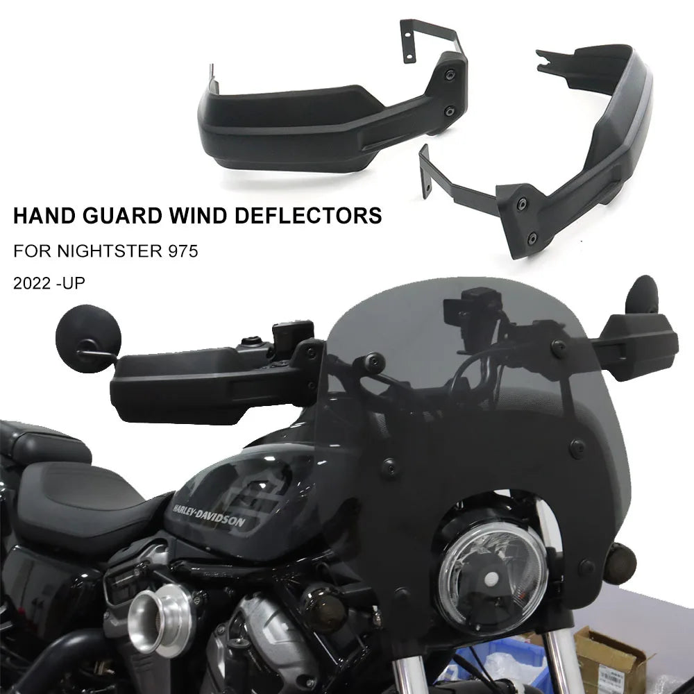 Protège-Mains / Déflecteurs de Vent pour Guidon (Paire) - Harley-Davidson Nightster 975 Special 2023-2024 – photo 1/7