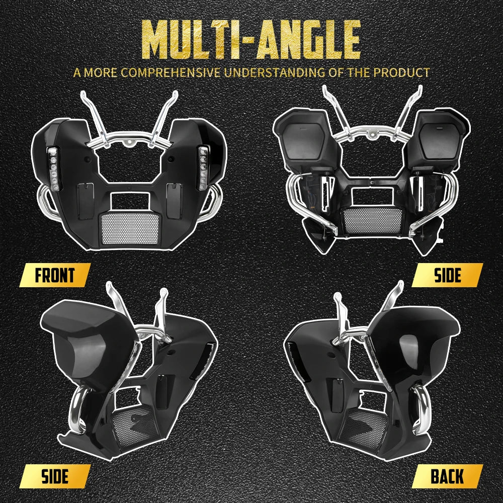 Kit Carénages Bas Prolongés avec Feux LED Intégrés - Harley-Davidson Touring CVO 2023, FLHX/FLTRX 2024, FLHXU 2025 – photo 3/7