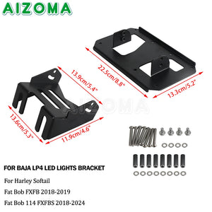 Kit de fixation de phares additionnels pour Harley Softail Fat Bob M8 114 – photo 6/7