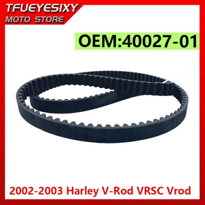 Courroie arrière 150 dents pour Harley V-Rod - vue 1