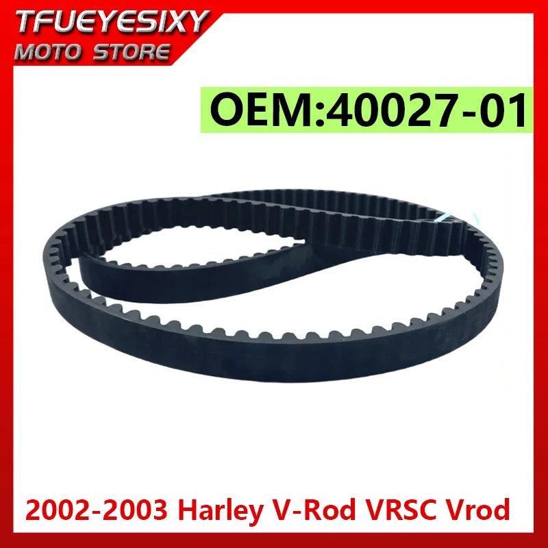 Courroie arrière 150 dents pour Harley V-Rod - vue 1