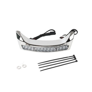 Feu de carénage LED chrome et ambre pour carénage batwing Harley-Davidson - vue 8