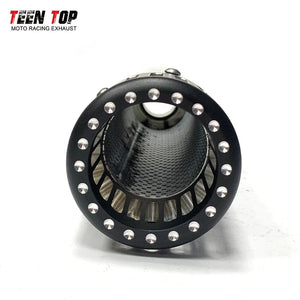 Silencieux rétro inox pour Harley Sportster - vue 6