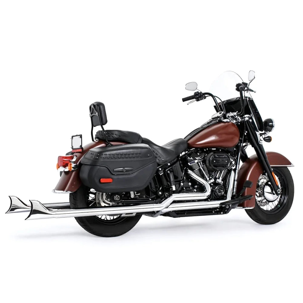 Ligne d'échappement queue de poisson pour Harley Softail - vue 7