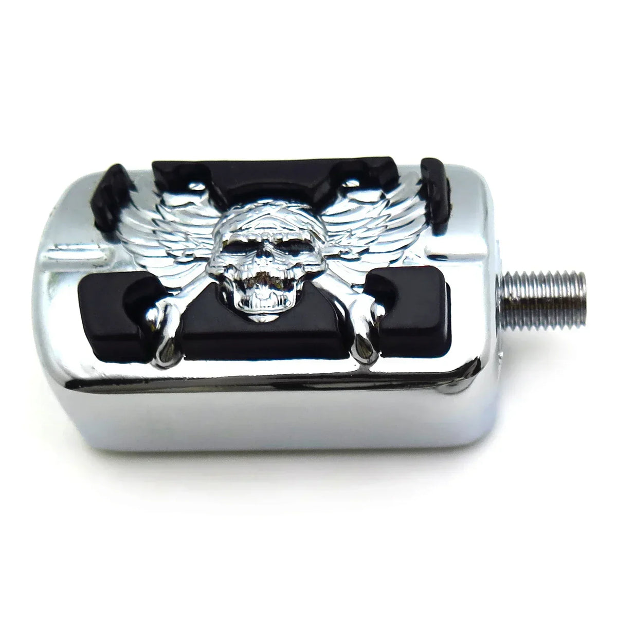 Pédale de sélecteur chromée motif tête de mort - Harley Chopper, Touring, Cruiser, Custom – photo 9/10